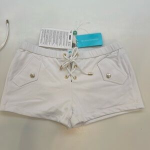 Sophia White Shorts by Melissa Odabash
